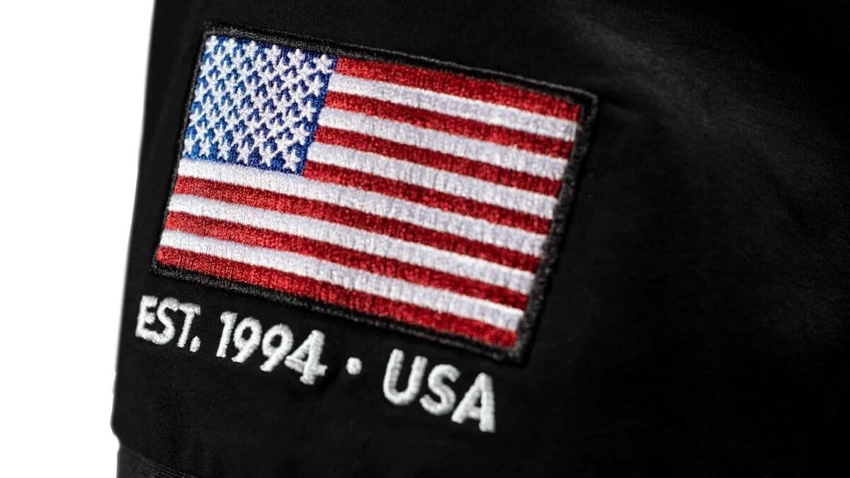 Predator USA Flag Polo Yellow Cat Black S-XXL