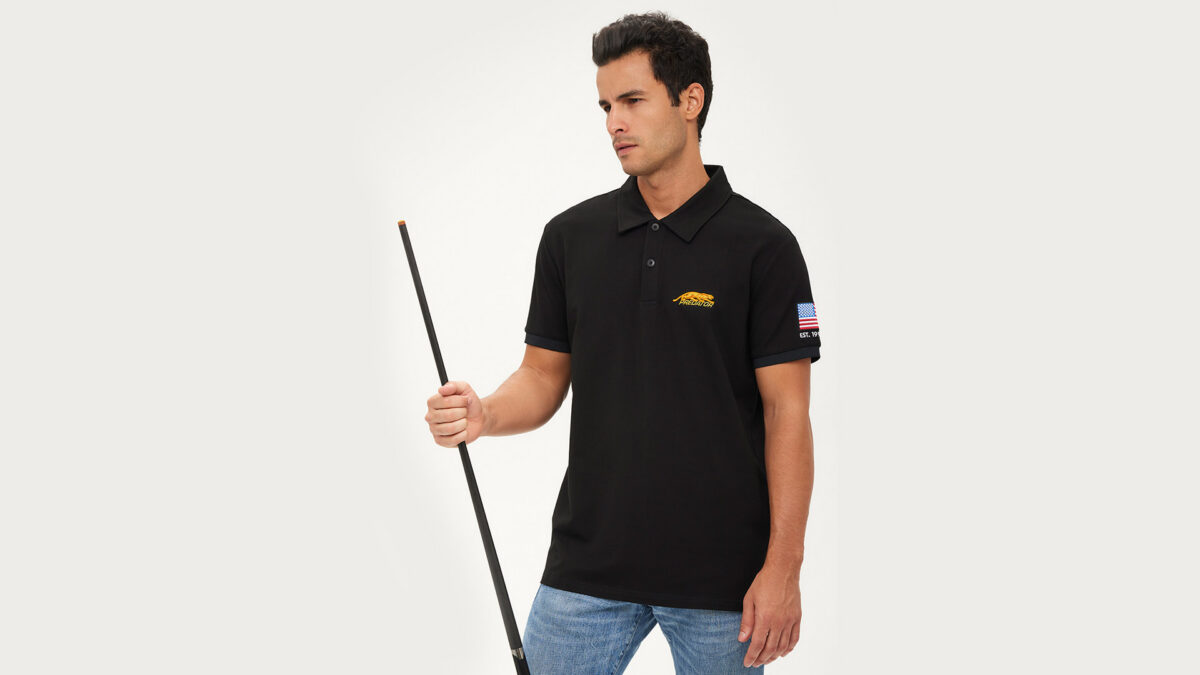 Predator USA Flag Polo Yellow Cat Black S-XXL