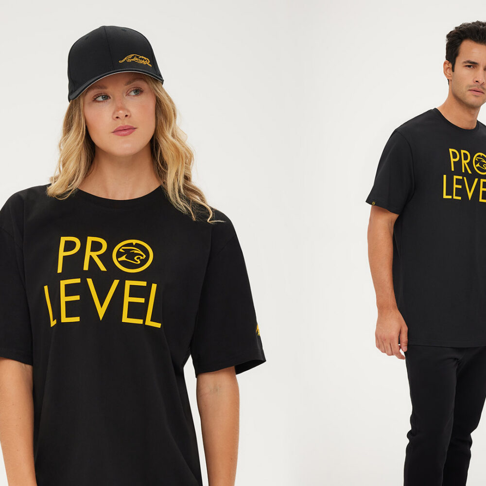 Predator USA PRO LEVEL T-Shirt Black/Yellow S-XXL