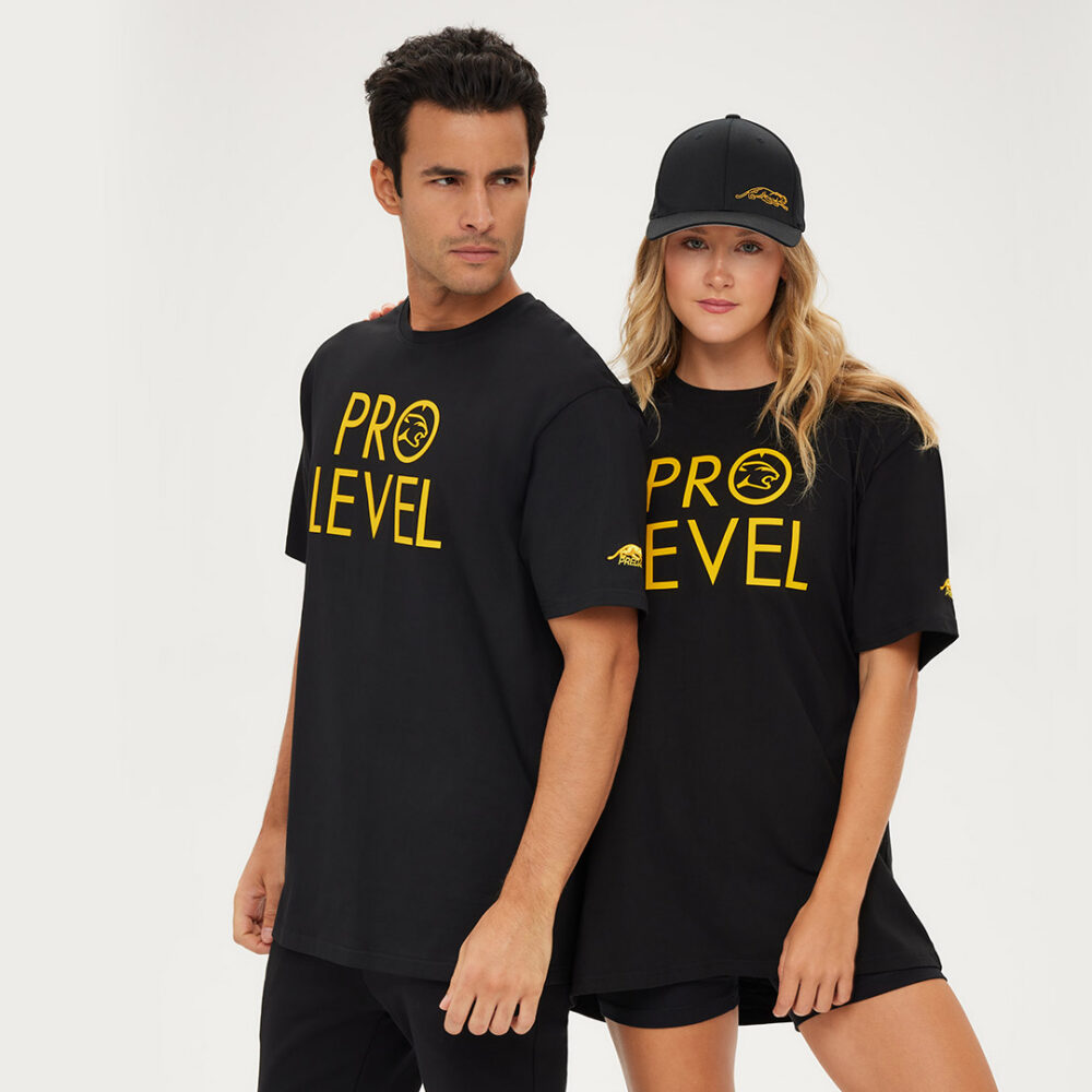 Predator USA PRO LEVEL T-Shirt Black/Yellow S-XXL