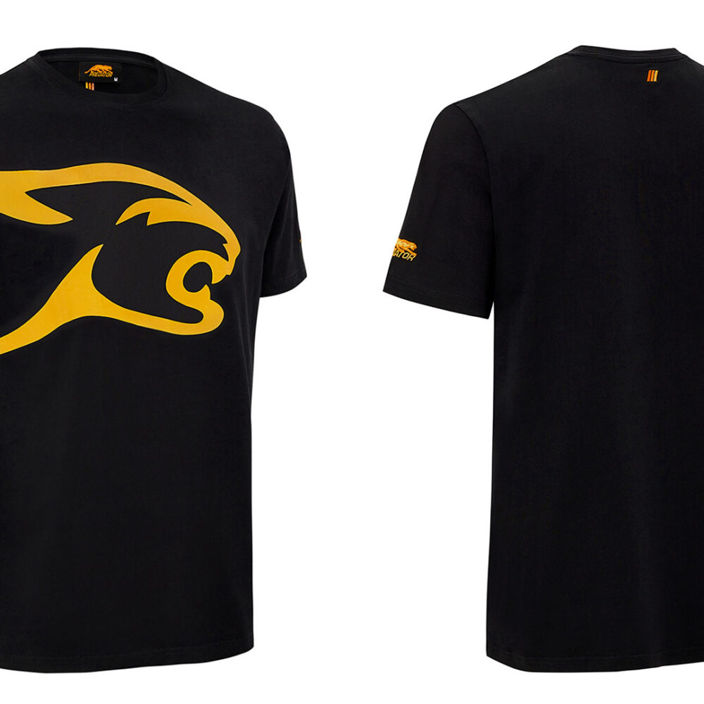 Predator Black T-Shirt Yellow Cat Head S-XXL