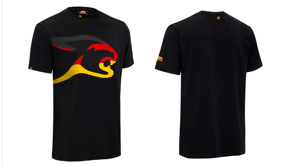 Predator German Flag Cat Head T-Shirt Black XS-XXXL