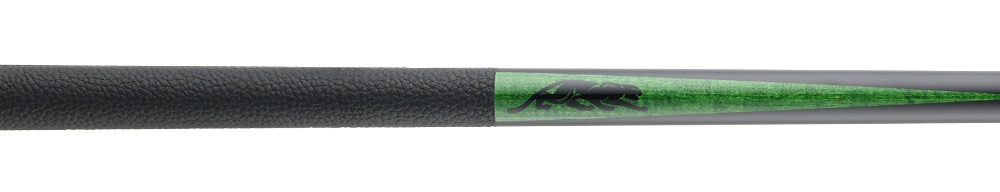Pool Cue Predator SP2 Green Stained Curly Maple 1, Leather Wrap, Uni-Loc