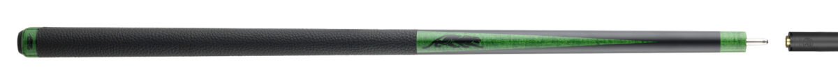 Pool Cue Predator SP2 Green Stained Curly Maple 1, Leather Wrap, Uni-Loc
