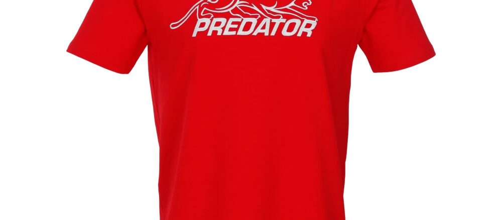 Predator-T-Shirt-Red-Outline-Embroid-logo PredatorOutline Logo T-Shirt Red M-XL